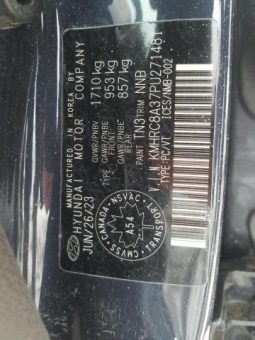 
										HYUNDAI VENUE SEL 2023 KMHRC8A37PU271481 full									