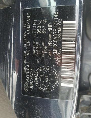 
								HYUNDAI VENUE SEL 2023 KMHRC8A37PU271481 full									