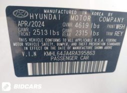 2024 HYUNDAI SONATA, SEL KMHL64JA4RA395863