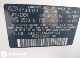 2024 HYUNDAI SONATA, SEL KMHL64JA4RA395863